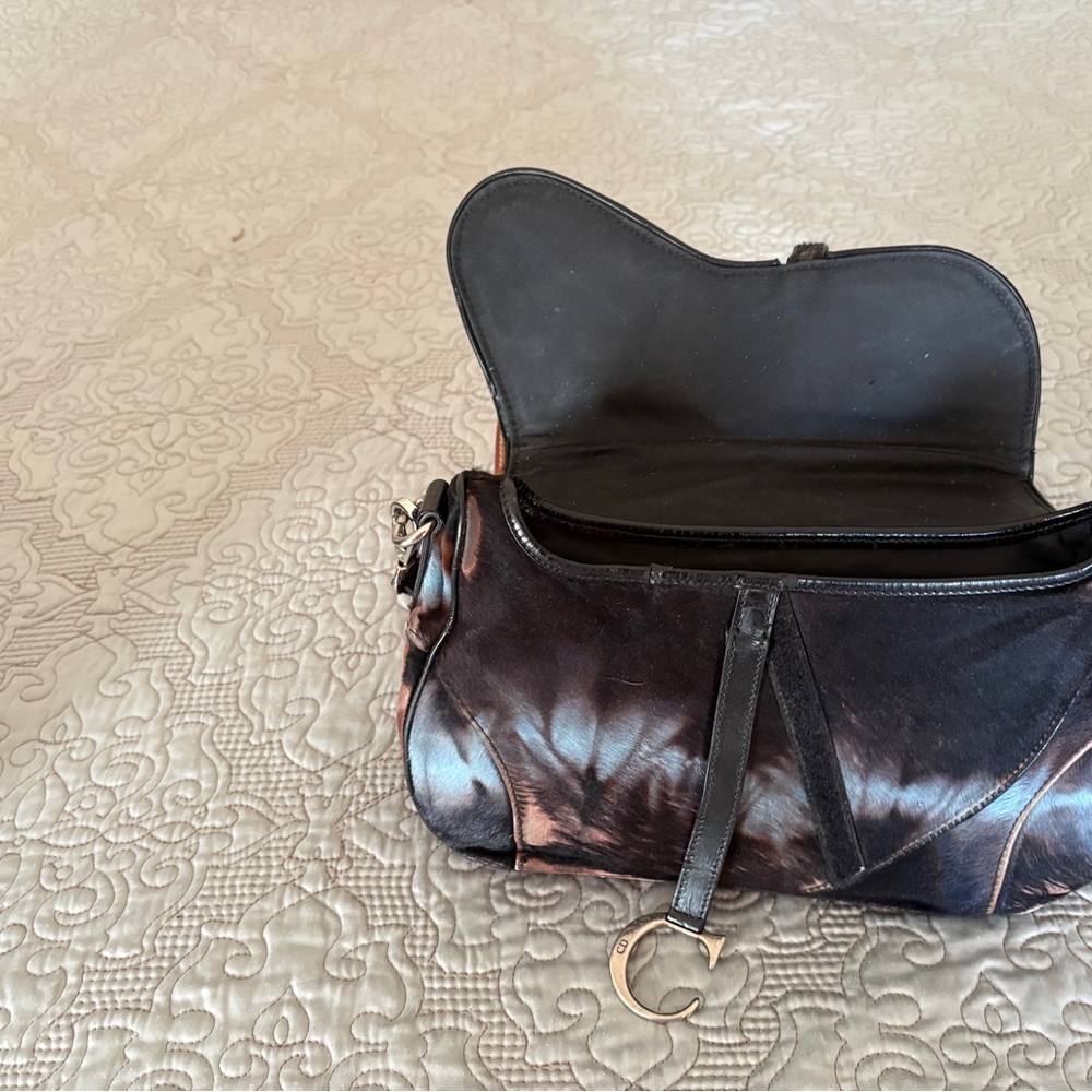 Vintage Christian Dior Saddle Bag - Picture 6 of 8
